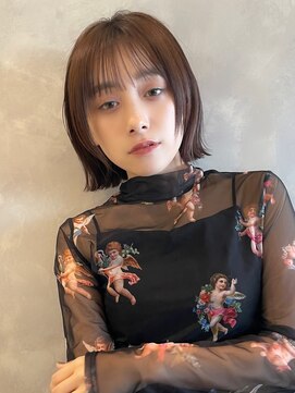 トルネード(TORNADO) 韓国ボブくびれボブ切りっぱなしボブ額下ボブ M1026表参道