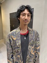 ヘアー アイス ルーチェ(HAIR ICI LUCE) メンズパーマ 大須 無造作パーマ ウルフパーマ / 井上