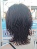カット＋ケアパーマ＋スチームトリートメント　￥10000～