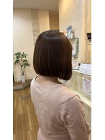 スウィートハンズ 具志川店(Sweet Hands) 前下がりボブ