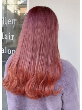 アルレン(Allen) カシスピンクカラー【宇都宮/ブリーチ/チェリーレッド】