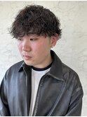 簡単にかっこよくなれる波巻きパーマ