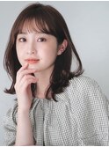イメチェン 似合わせカット 外ハネボブ 美髪 ワイドバング