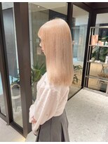 ロンド レア 天神大名店(Lond Le’a) イヤリングカラー/外ハネボブ /ワイドバング/レイヤーボブ