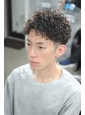 ショートツイスト×ツーブロ/スペインカール/スパイキーショート