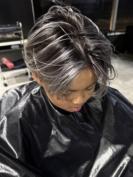 エイチ(H) バレイヤージュ/スペインカール//フェザーパーマ/