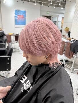 メンズペレ 渋谷(MEN'S PELE) スペインカール/スパイキーショート/ブルーブラック/渋谷