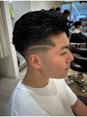 ワイルド◎10代20代ラインありツーブロック