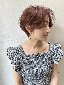 センスヘア(SENSE Hair) 【クセ毛を活かした】クシャッとパーマ風ショートボブ♪
