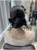 【Feria 渋谷】結婚式×上品まとめ髪 "Tsuyuki"