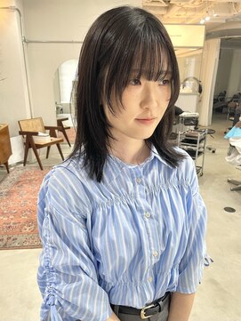 ヘアー アイス カンナ(HAIR ICI Canna) 顔まわりレイヤーが可愛いミディアムレイヤー［haru］