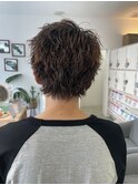 ネオザックスパイキーショート　ソフトツイストパーマ