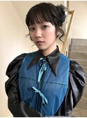 【yuu】黒髪でもかわいいツインアレンジ