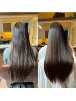 リリアン(Ririan)&nbsp;【橋本】うる髪フルカラー+自社製品髪質改善トリートメント