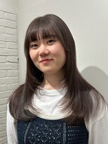 ローレン(LOREN)&nbsp;透明感髪質改善ベージュダブルカラーミルクティーグレージュ