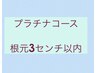 【プラチナコース】根元染め 3cmまで