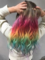 ジーナ(XENA)&nbsp;ホワイトレインボーグラデーション