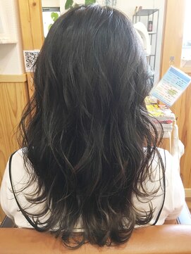 ララテラス(LaLa Terrace) ～LaLa Terrace流～インディゴブルー×ふんわり波ウェーブ