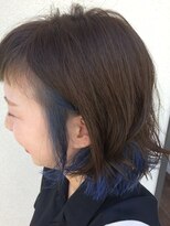 ヘアーラウンジラウレア(LAULEA) ビビット色インナーカラーボブ