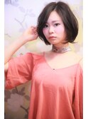 伸ばしかけでも　キレイボブ