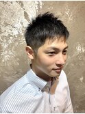 ビジネスショートレイヤー<理容室><日野/床屋/メンズ>
