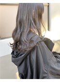 ブリーチ無しの透明感シアーカラー