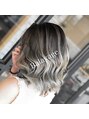 アグ ヘアー ルヴェ 広畑店(Agu hair lever) ・ホワイト系・エアータッチバレイヤージュ・ブリーチ目安2~3回