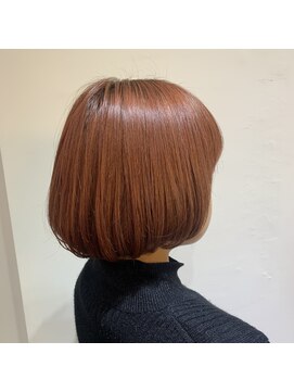 サロンドミルク 溝の口店(salon de MiLK) 艶々オレンジカラー♪