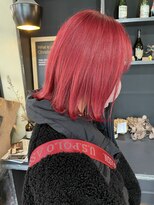 ニコアヘアデザイン(Nicoa hair design) 艶感レッド