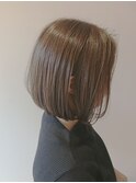 浦和ショートヘアショートカット韓国白髪ぼかし白髪染めボブ