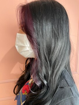 スペックホルダーミミ(Spec Holder mimi) ２０代３０代　イヤリングカラー  ラベンダー　髪質改善　美髪