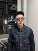 フェードカットざっくりショート