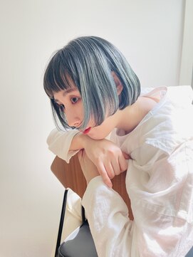 ビューティブロー ビービー(Beauty Blow B.B) チョコミントボブケアブリーチダブルカラーデザインカラー