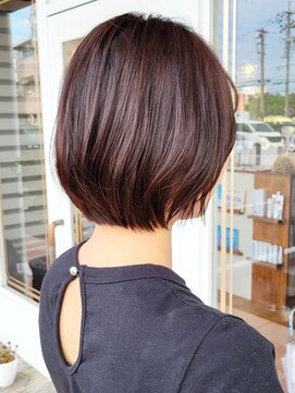 ヘアドレス ルチュラ(Hair dress LucuLa) 【ルチュラ松島】秋の装い！大人ボブ×フランボワーズショコラ