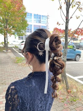 レザボアハイブ(reservoir Haibe) ポニーテールアレンジ