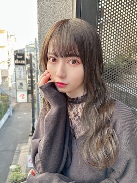 サロンドミルク 原宿(salon de MiLK) 【salon de MiLK 原宿】超絶透明感カーキグレー