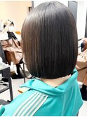 小顔ボブ×美髪[ぱつっとボブ/縮毛矯正/横浜韓国]24
