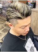 20代30代40代メンズツーブロック刈り上げカラーオシャレ感