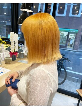 パーク(PAAQ) 【haru】オレンジイエロー×ボブ