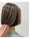 ハイライト×ベージュ