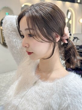 シーシンジュク 新宿南口(Sea shinjuku) 韓国風前髪×レイヤーカット【新宿/前髪/レイヤーカット】