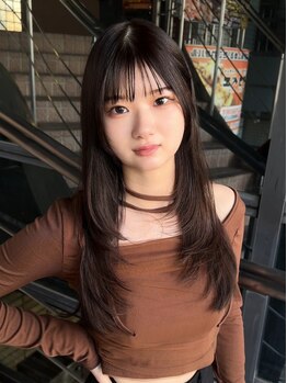 サロンドルテラ (Salon de Lutella)の写真/人気韓国STYLEで再現性と垢抜け抜群◇骨格に合わせた似合わせカットで、顔周りのバランスも◎