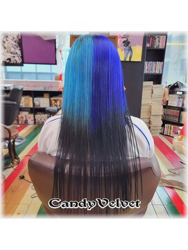 美容室キャンディー ベルベット(Candy Velvet) 個性派ロングヘアー