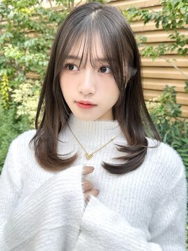 ミラリー トウキョウ(Mirareee Tokyo) 20代30代40代◎前髪パーマ韓国風巻きくすみベージュお団子ヘア