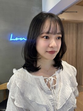 ロンドアジュール 横浜(Lond azur) △バッサリカットにもレイヤーがポイント/横浜