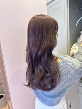 セシル(SECYL) 【Mika】ブリーチなし　ラベンダーピンク　秋カラー　レイヤー