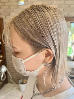 【JR尼崎】ハホニコ＆オーガニックで徹底的に“髪に優しく”を追及！うる艶×ハイトーンを叶えます◎