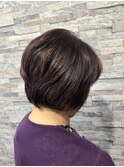 大人女性のふんわり上品ショート