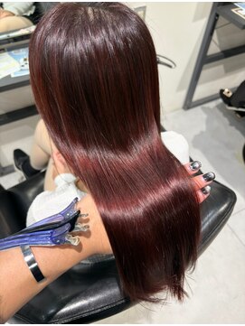 ニール(Neale.) 縮毛矯正×ピンクカラー12.11