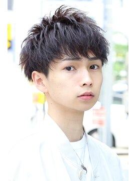 リップス レイ ギンザ(LIPPS Ray GINZA) ショートマッシュツーブロック刈り上げ